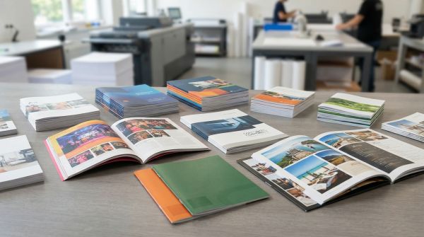 Impression brochures piquées : qualité professionnelle et choix variés